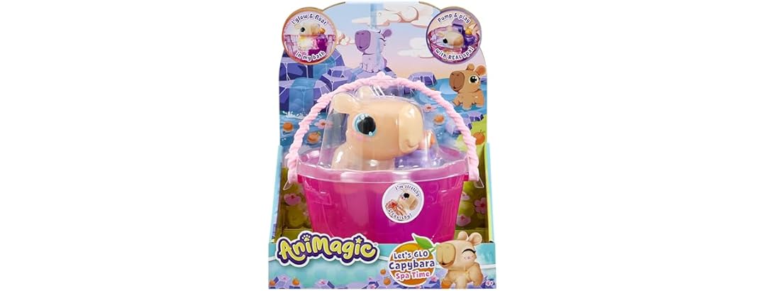 Animagic Let's Glo Capybara Spa Time