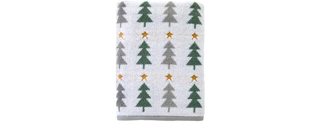 SKL Home Multi Trees 100% Cotton Premium Bath Towel