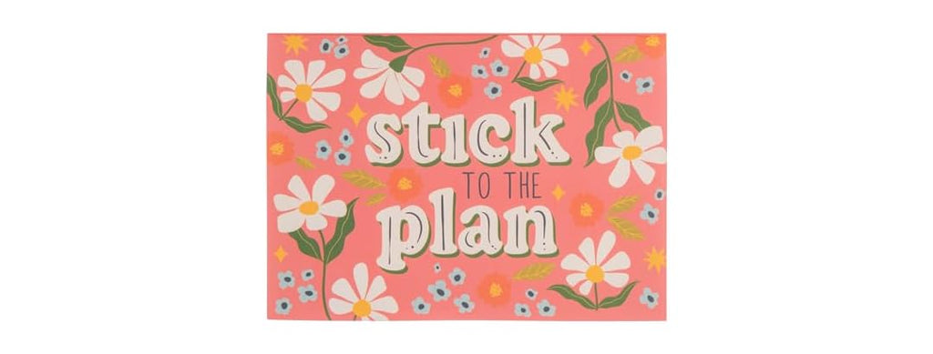 Karma Sticky Note Booklet Stick to Plan
