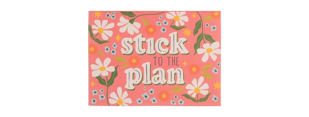 Karma Sticky Note Booklet Stick to Plan