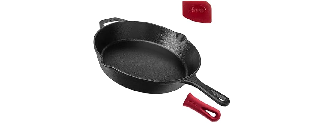 Cuisinel 12-Inch Cast Iron Skillet