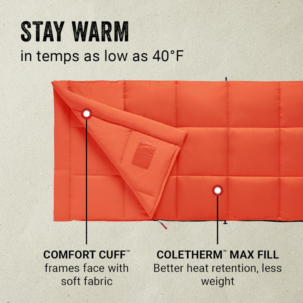 Kompact™ 40°F Rectangle Sleeping Bag