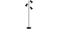 ORLI 3 Light Floor Lamp Matte Black Fini