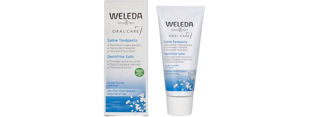 Weleda Natural Salt Toothpaste, 2.5 Ounce (Pack 