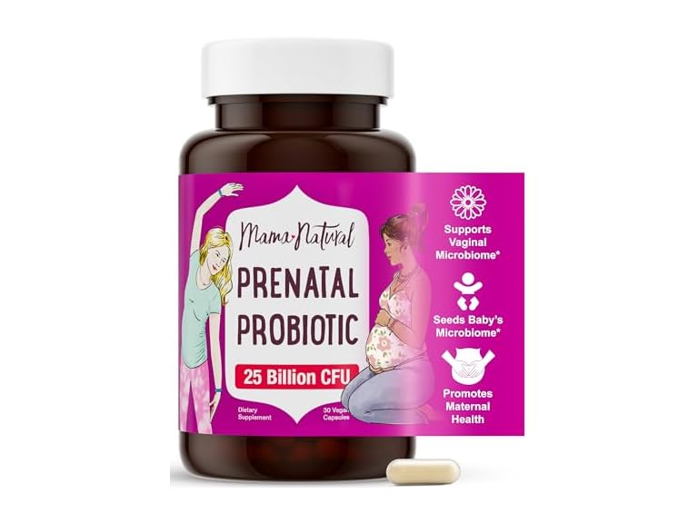 Mama Natural Prenatal Probiotics 25 Billion CFU