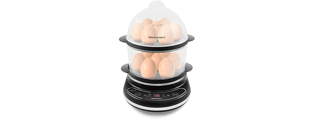 Elite Gourmet Digital Egg Cooker & Steamer