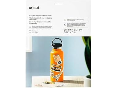 Cricut Printable Holographic Sticker Set