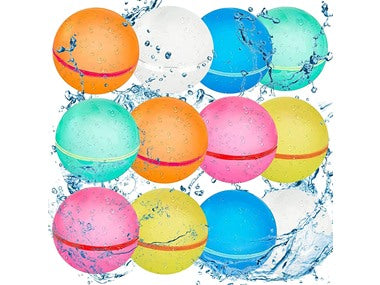 Reusable Silicone Water Balloons 12-Pack