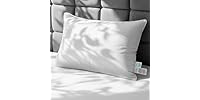 White Goose Down Pillow, Feather And