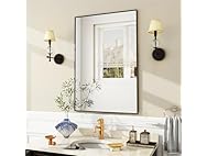 Wall Mirror, 24" X 36" Black