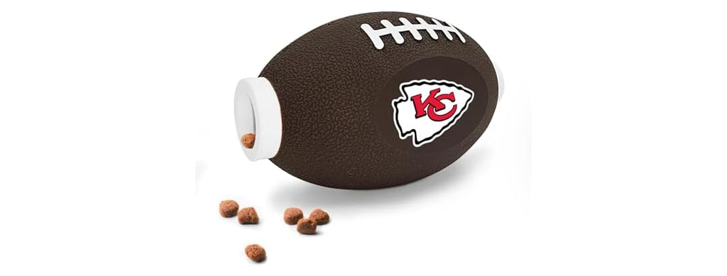 Pets First NFL Kansas City Chiefs Football Treat Toy