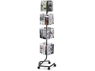 Brochure Display Rack, 4-Tier 32 Pockets