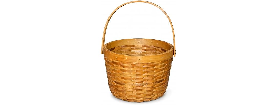 Vintiquewise Small Apple Picking Basket with Handle