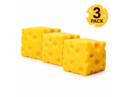 Twilight Squishy Sensory Toys Cheese, 3PK