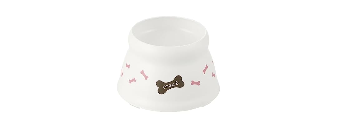 Richell - Raised Dog Bowl Small, Bone