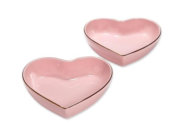 Paris Hilton 2-Piece Heart Dish Set,Pink