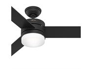 Hunter Fan 54" Ceiling Fan, Black