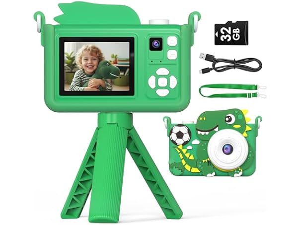 KIDWILL Kids Camera with Tripod