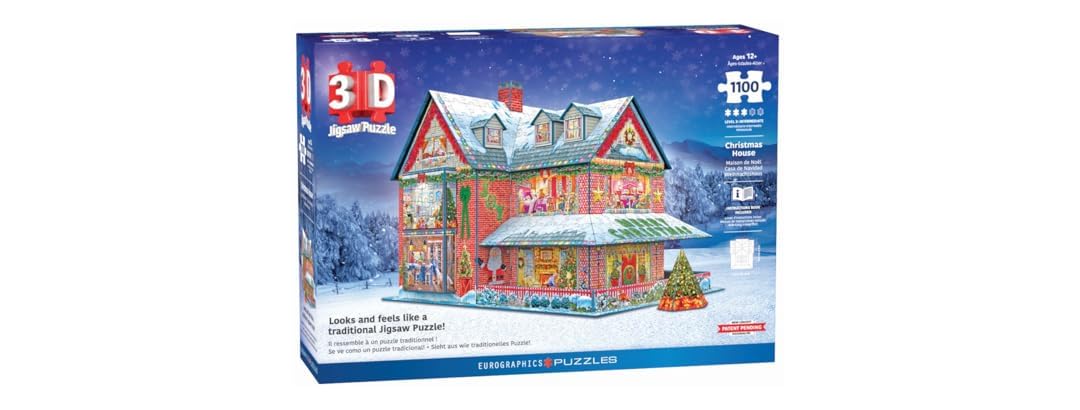 3D Puzzle - Christmas House