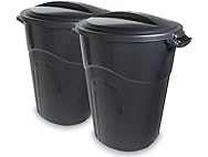 United Solutions 32 Gallon Outdoor Waste Garbage Bin