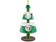 PETSITE 60 inch Cat Christmas Tree, Cute Cat Tower