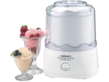 Cuisinart ICE-20P1FR 1.5 quart Ice Cream Maker Whit