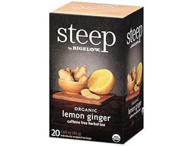 Bigelow Tea Steep Lemon Ginger Organic, 1.55oz