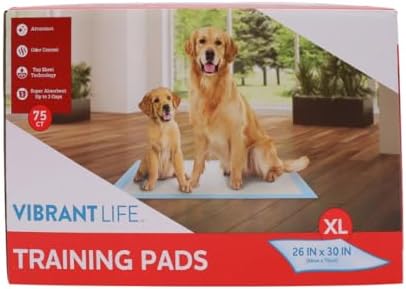 Vibrant Life XL Training Pads, 26" x 30", Sup