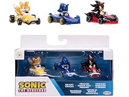 Sonic The Hedgehog 1:64 Die-cast Vehicles 3-Pack