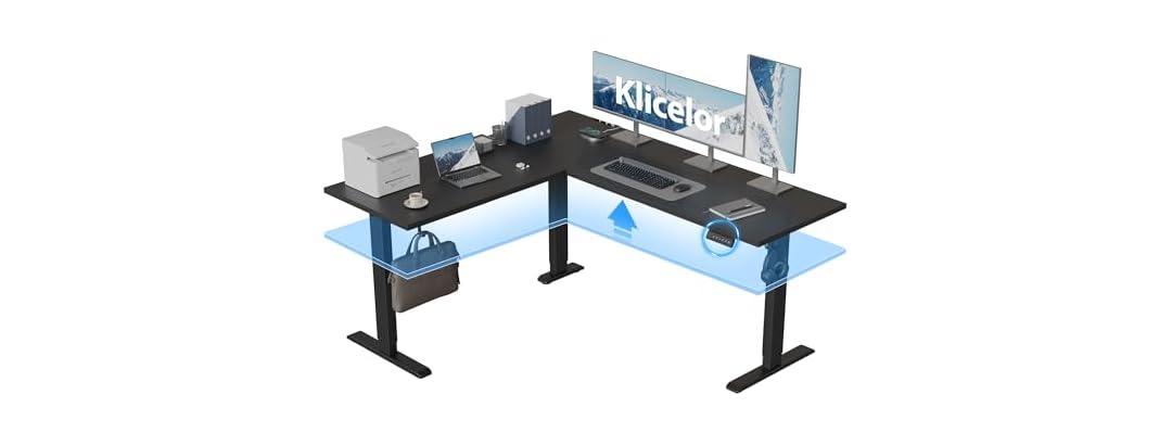 L Shaped Standing Desk 63 X 55 Inch