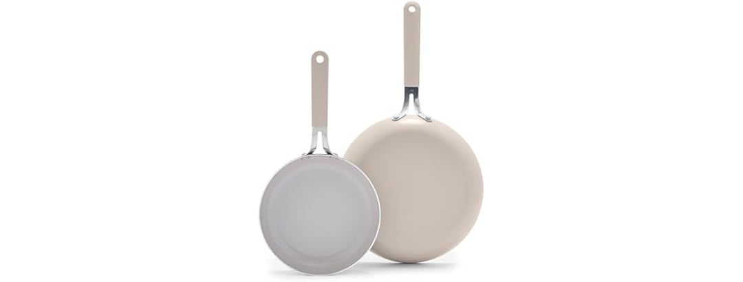 GreenLife 8” & 10” 2 Piece Nonstick Ceramic Frying Pan Set