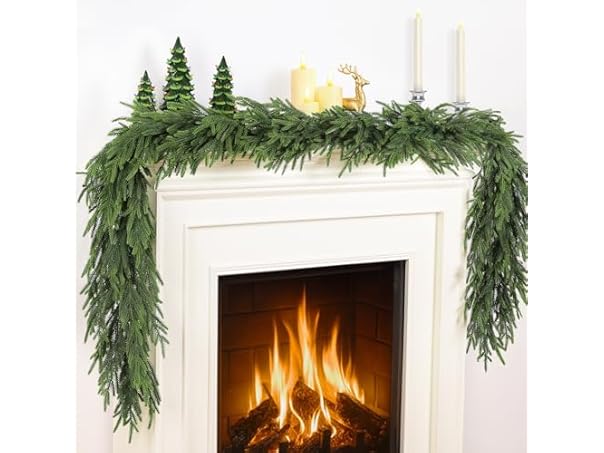 TOWPONICS Christmas Norfolk Pine Garland