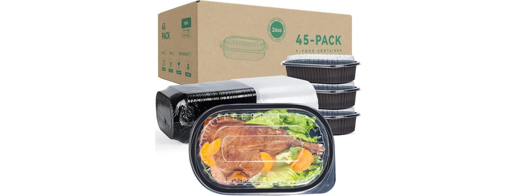 45 Pack Reusable To Go Food Containers