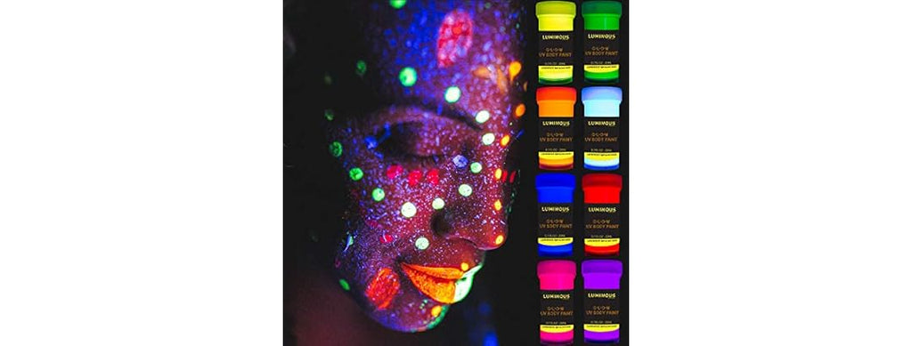 2-Pack UV Neon Body Paint Set