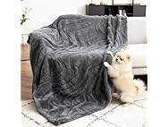 Waterproof Dog Blanket for Couch- Grey