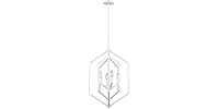 Canarm Netto Chandelier, Matte White Color