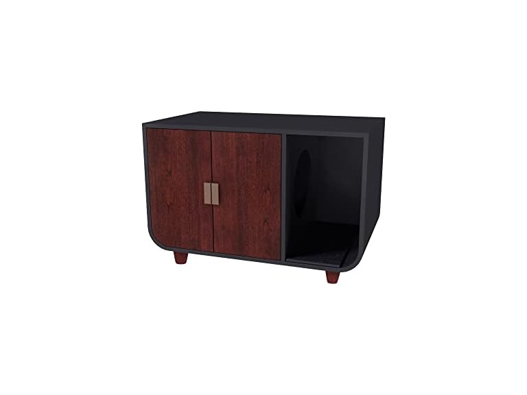 Staart Dyad Cat Litter Box Enclosure and Nightstand