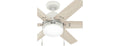 Hunter Fan 44" Neutral White Ceiling Fan
