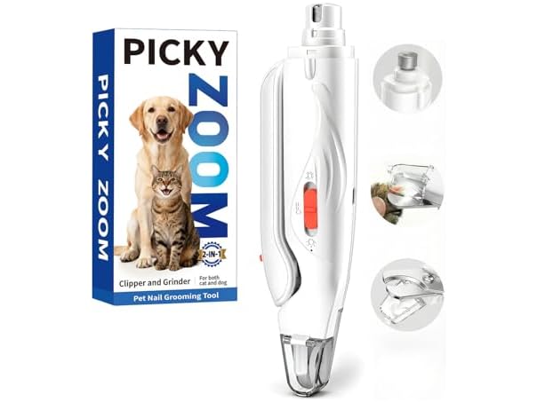 2-in-1 Dog & Cat Nail Clippers and Grinder wi