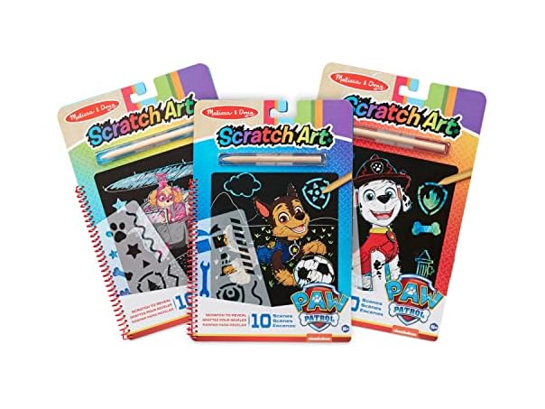 Melissa & Doug PAW Patrol Scratch Art 3-Pack
