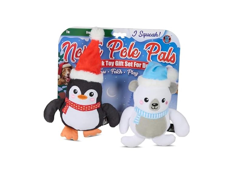Bow Wow Pet Holiday Plush Pals 2 Pack