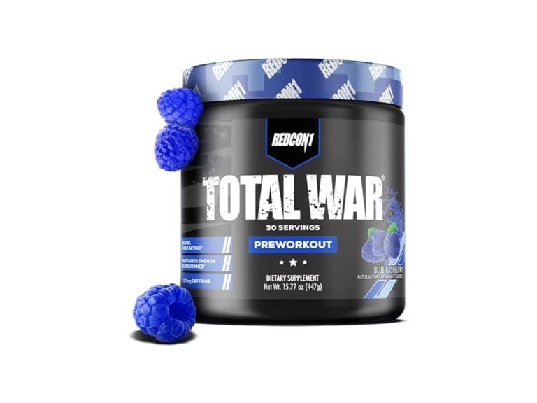 Total War Pre Workout Blue Raspberry