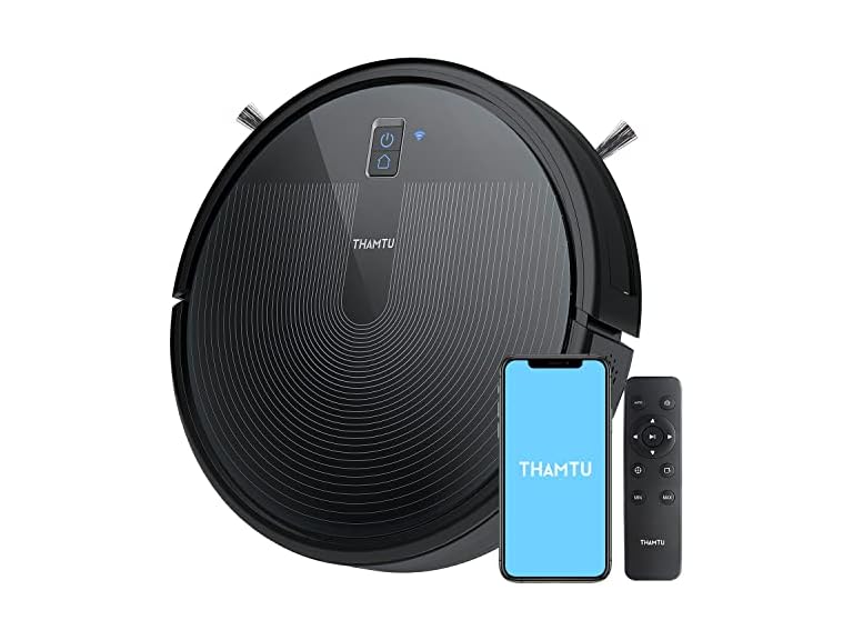Thamtu G10 Robot Vacuum with 2700Pa Suction (Black)
