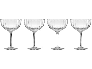 Lenox Glassware, Curva Coupe Set Of 4,(Clear)