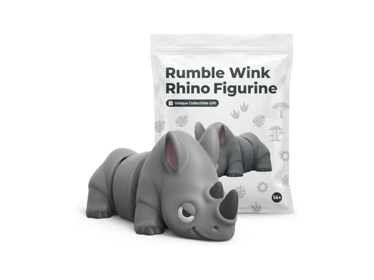 Generic Rumble Wink Rhino Collectible Figurine -