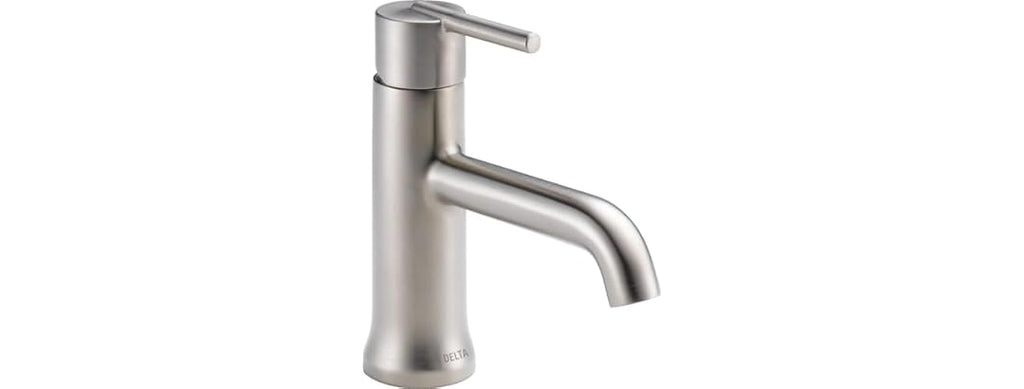 DELTA Faucet Trinsic Single Hole Bathroom Faucet- Stainless