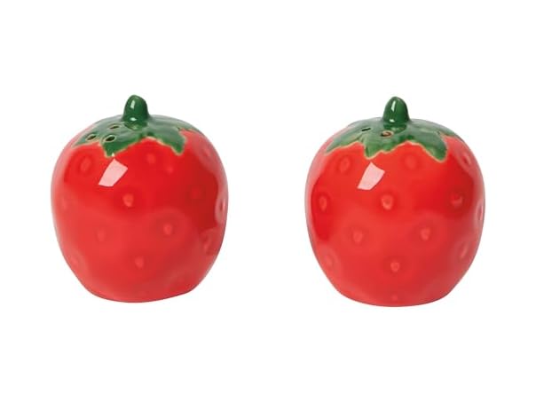 Jubilee Berry Sweet Salt and Pepper Stoneware Shakers