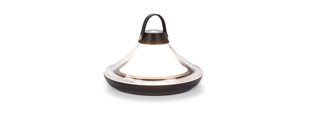 Abbott Collection Bell Shape LED Portable Table Lamp