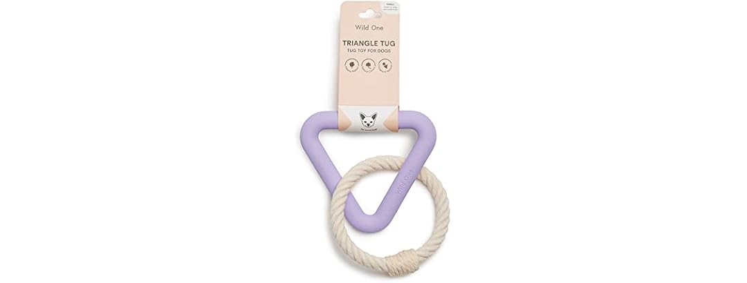 Wild One Triangle Tug Dog Toy for Small Breed
