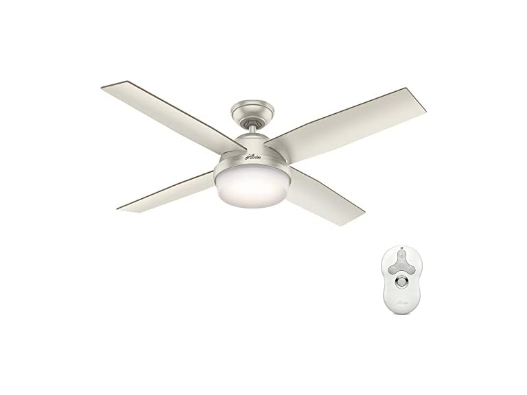 Hunter Fan 52" Contemporary Matte Nickel I/O